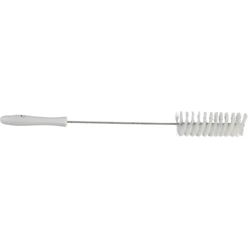 0.375" Valve Brush, Stiff Bristles, 20" Long, White 1