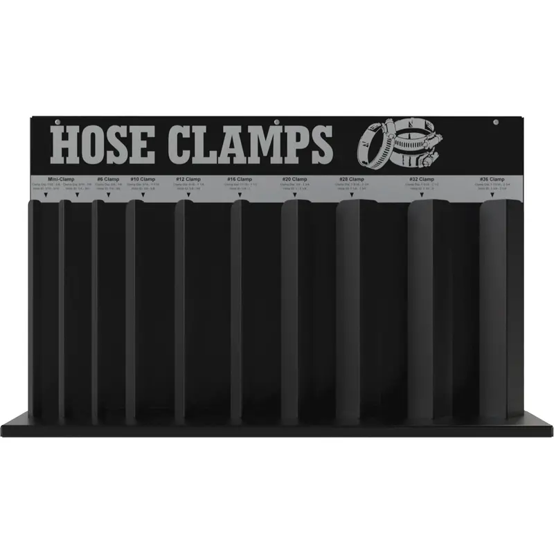 10-Loop Hose Clamp Rack 1