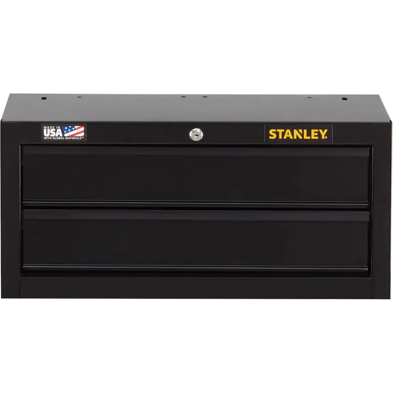 100 Series Middle Tool Chest, 26" W, 2 Drawers, Black 1