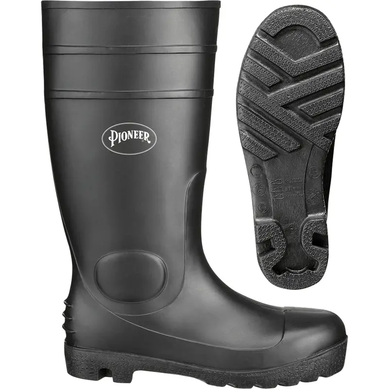 1011 Safety Boots, Pvc, Size 7, Puncture Resistant Sole 1