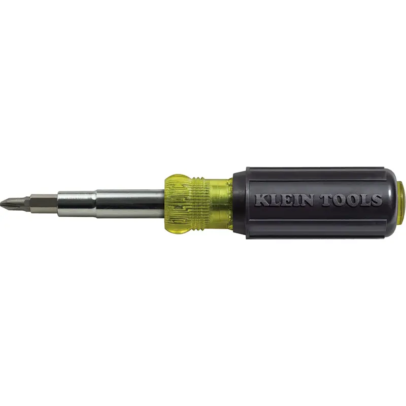 11-In-1  Multi-Bit Screwdriver/Nut Driver, 5/16"/1/4"/3/8" Drive, 7-1/4" L, Non Magnetic 1