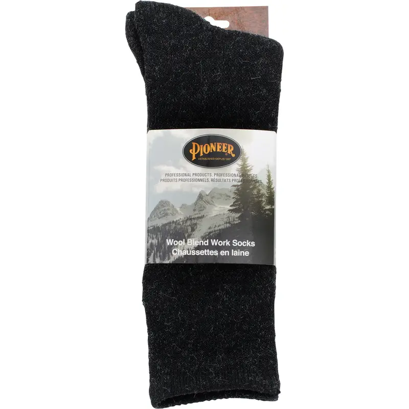 124B Thermal Socks, Unisex, One Size, Black, Wool Blend 1