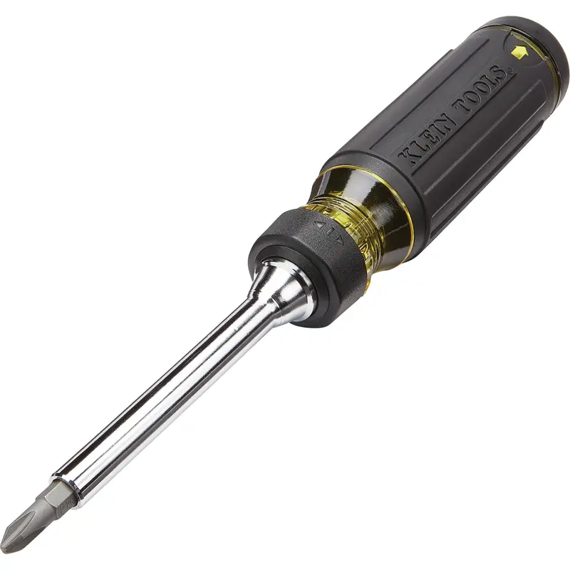 15-In-1 Multi-Bit Ratcheting Screwdriver, 8-3/4" L, Cushion Grip Handle 1