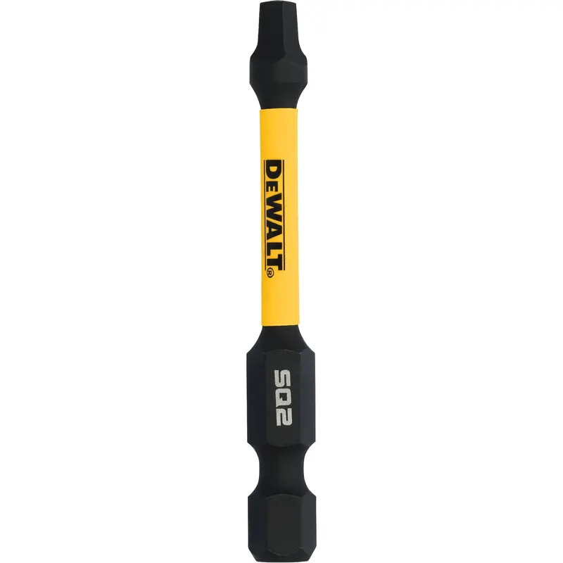 15-Piece Impact Ready Tic-Tac Screw Bit Set, Square, #2 Tip, 1/4" Drive Size, 2" Length 1