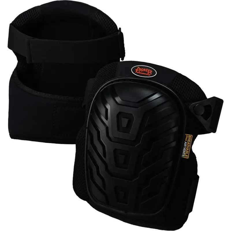 169 Air Vented Knee Pad, Hook And Loop Style, Gel Caps, Gel Pads 1