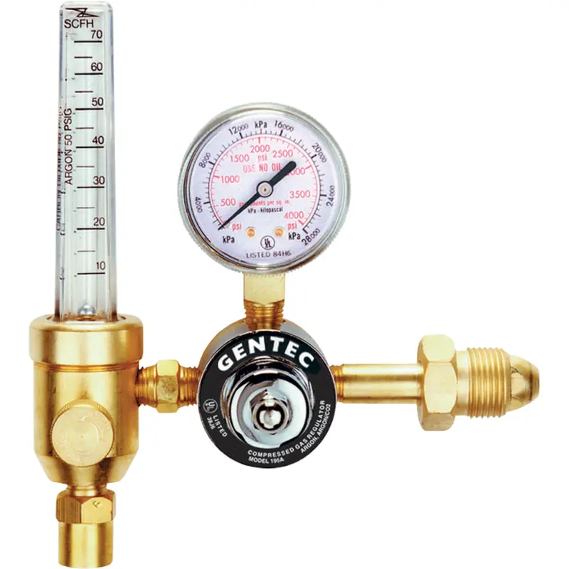 195 Series - "Mig Master" Flowmeter Regulators, Argon, Cga680 Inlet 1