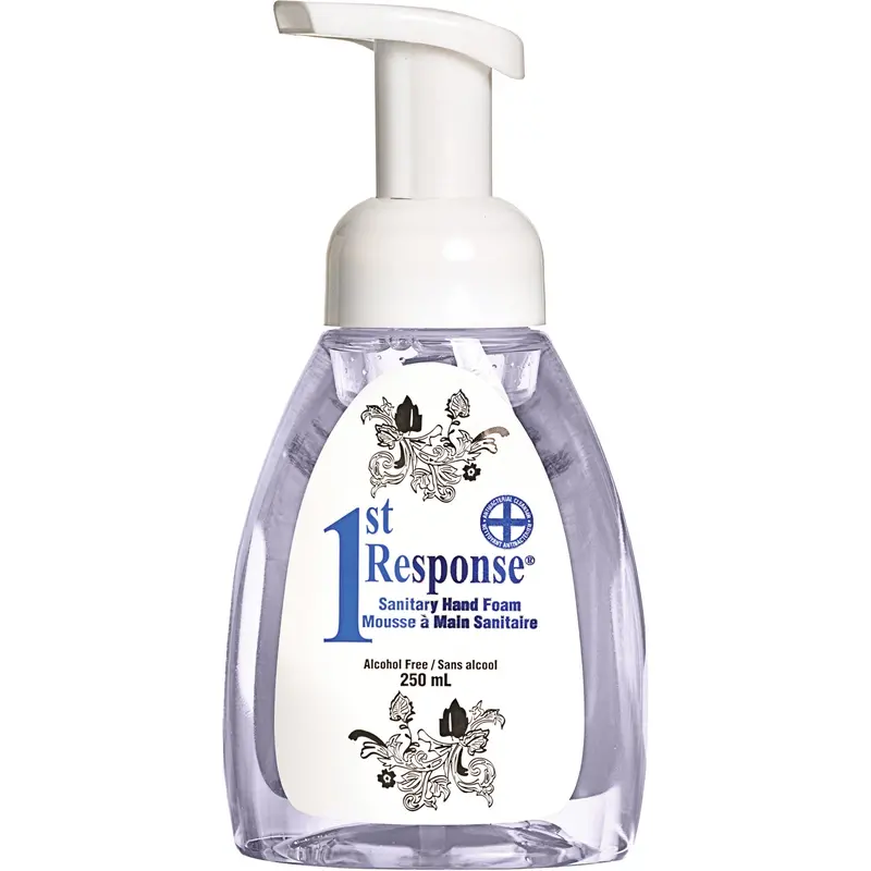1St Response® Sanitary Hand Foam, Liquid, 250 Ml, Pump Bottle, Unscented 1