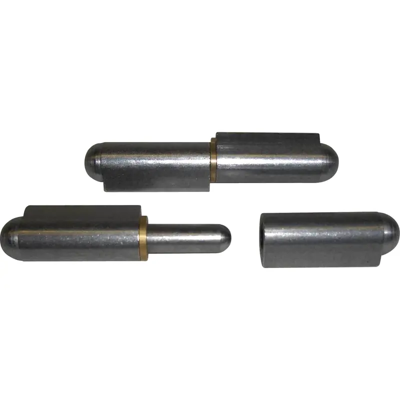 2-Piece Weld-On Hinges, 5/8" Dia. X 4" L, Stainless Steel W/Fixed Stainless Steel Pin 1