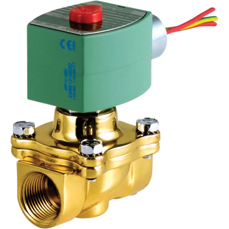 2-Way Pilot Operated Solenoid Valves, 1/2" Pipe, 135 Psi 1