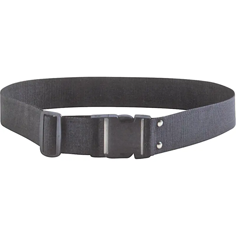 2" Web Work Belts, Nylon, Black 1