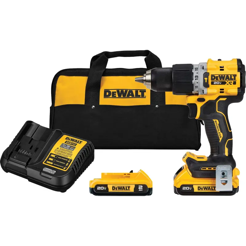 20V Max* Xr® Brushless Cordless Hammer Drill/Driver Kit, 1/2" Chuck, 20 V 1