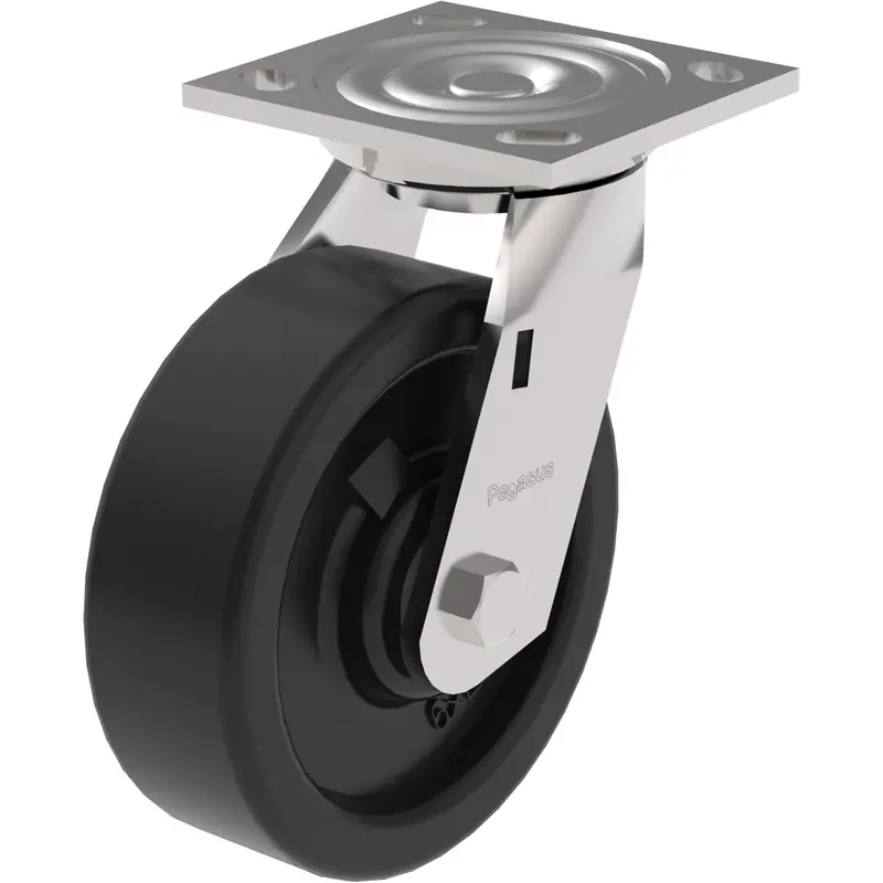 21 Series Medium-Duty Caster, Swivel, 8" (203.2 Mm), Phenolic, 1250 Lbs. (567 Kg.) 1