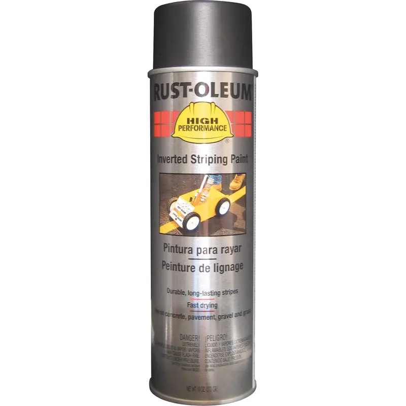 2300 System Inverted Striping Paint, Black, 18 Oz., Aerosol Can 1