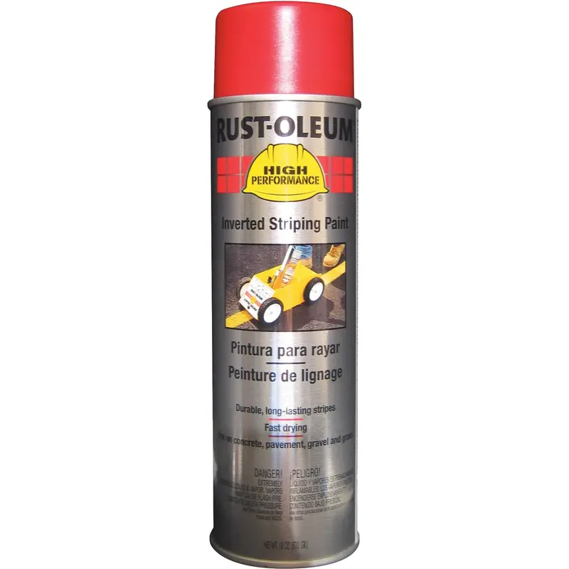 2300 System Inverted Striping Paint, Red, 18 Oz., Aerosol Can 1