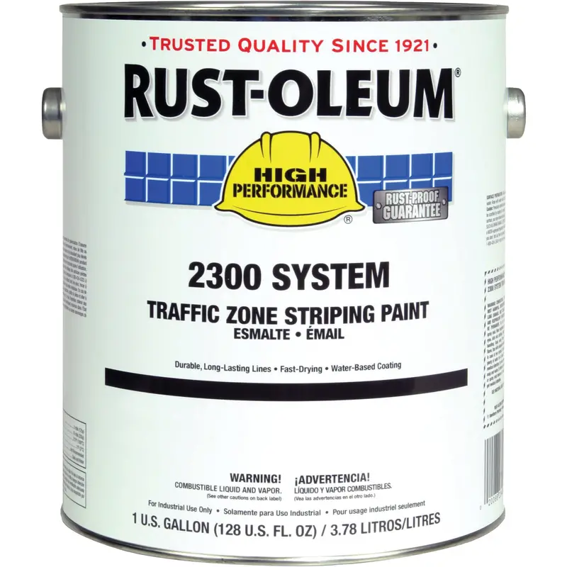 2300 System Traffic Zone Striping Paint, Blue, Gallon 1