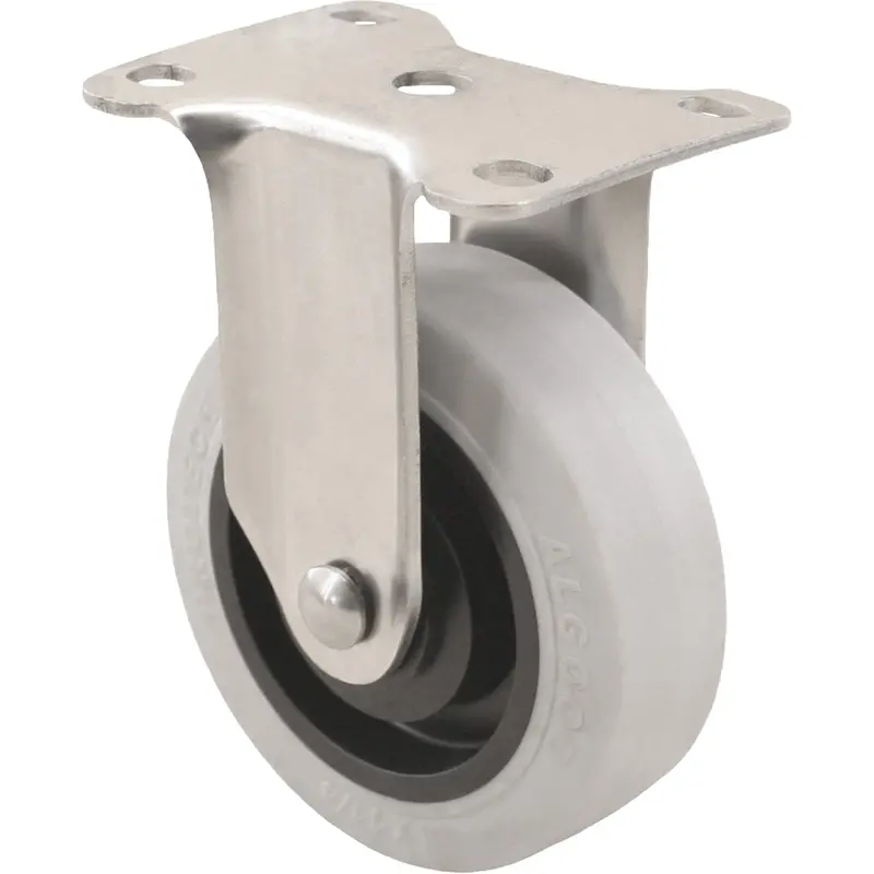 2309 Caster, Rigid, 4" (101.6 Mm), Envirothane™ Grey, 350 Lbs. (158.8 Kg.) 1