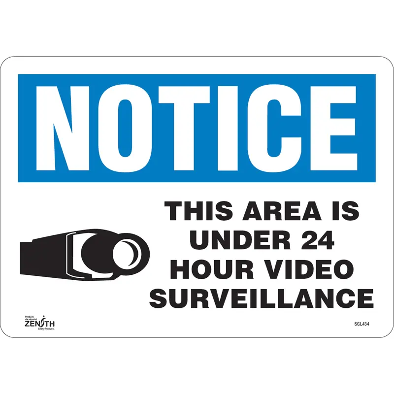 "24 Hour Surveillance" Sign 1