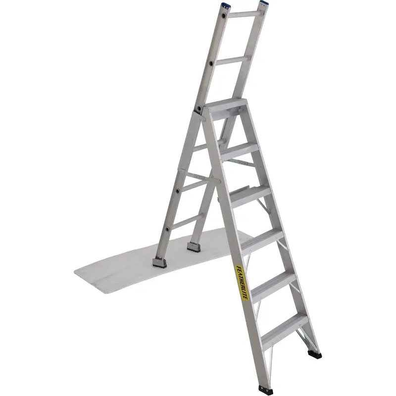 2700 Series Industrial Duty Multi-Way Ladders, 6', Aluminum, 250 Lbs. Cap., Ansi 1, Csa 1 1