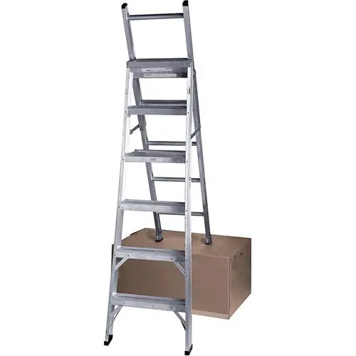 2700 Series Industrial Duty Multi-Way Ladders, 8', Aluminum, 250 Lbs. Cap., Ansi 1, Csa 1 1