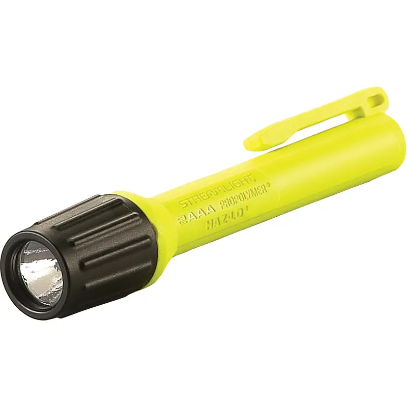 2Aaa Propolymer® Haz-Lo® Intrinsically Safe Flashlight, Led, 60 Lumens, Aaa Batteries 1
