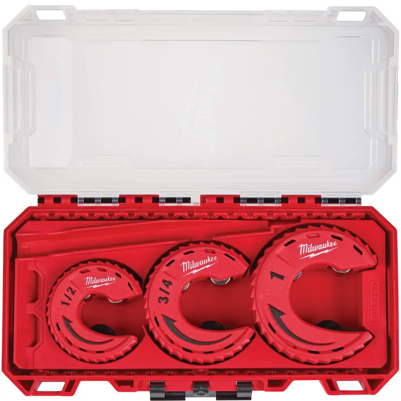 3-Piece Close Quarters Tubing Cutter Set, 1/2"/3/4"/1" Capacity 1