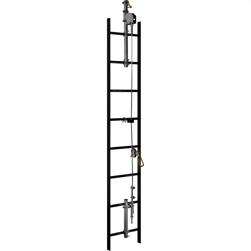 30' Lad-Saf™ Cable Vertical Safety System, Galvanized Steel 1