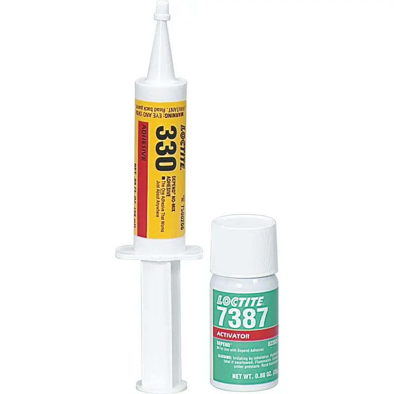 330™ Depend® No-Mix Adhesive, Two-Part, 250 Ml, Kit, Amber 1