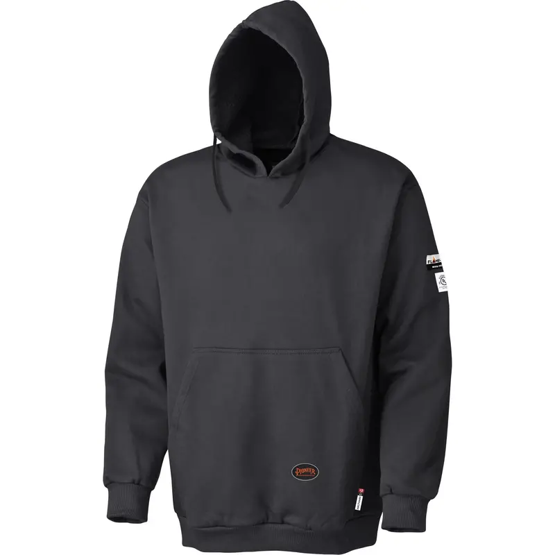 335 Flame-Resistant Pullover Hoodie, Men's, X-Large, Black, 22 Cal/Cm² 1