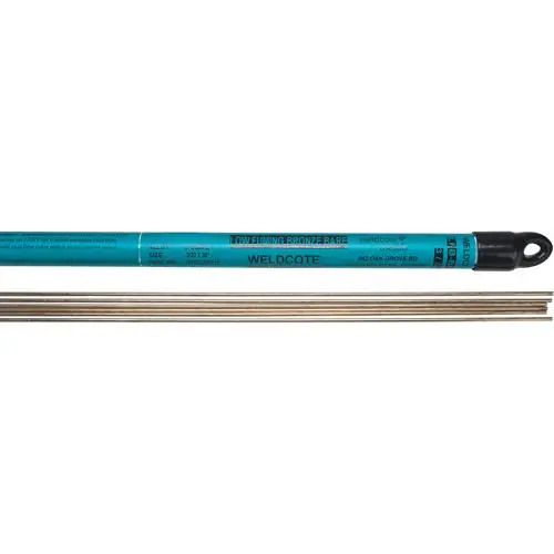 36" Cut Length Tig Rods, 3/32", Low Fuming Bronze-Bare 1
