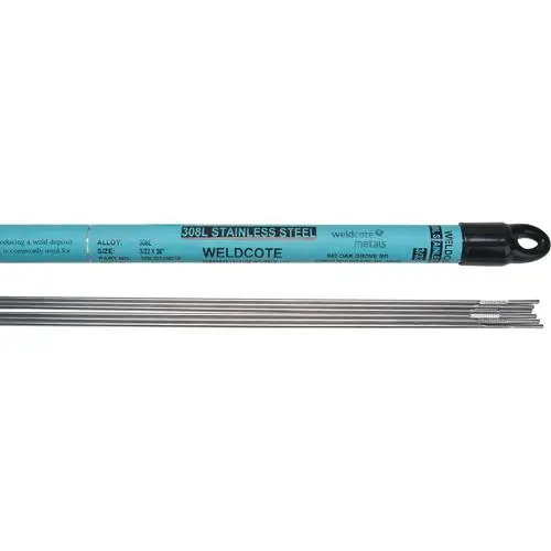 36" Cut Length Tig Rods, 3/32", Stainless Steel 1