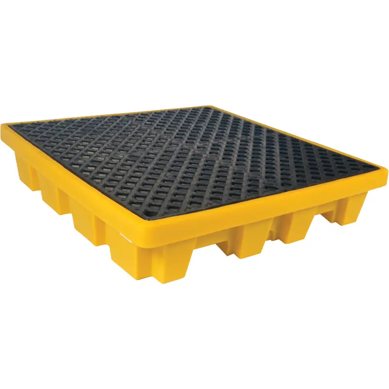 4-Drum Nestable Ultra-Spill Pallet®, 66 Us Gal. Spill Capacity, 51" X 51" X 10" 1