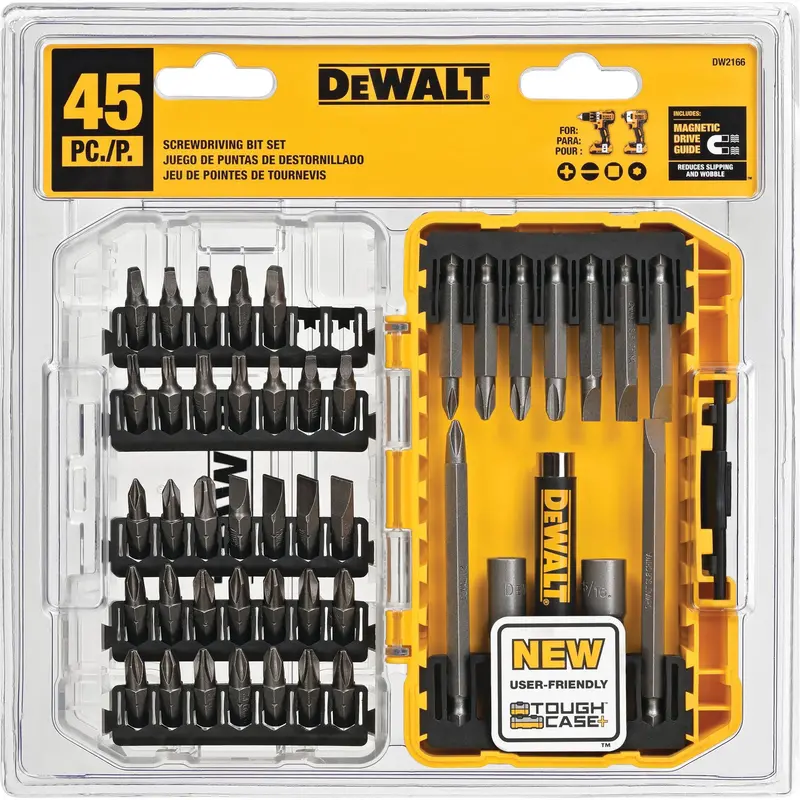 45 Piece Screwdriving Set With Toughcase®+ System 1