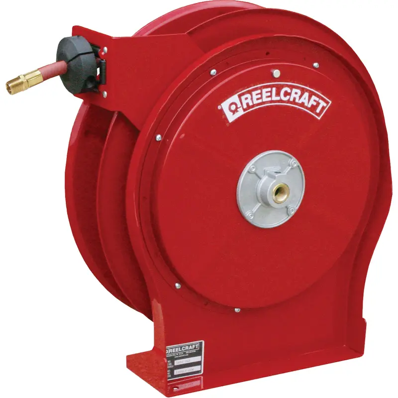 5005 Series Premium-Duty Hose Reel, Air/Water, 3/8" X 50', Single Hose, 300 Psi 1
