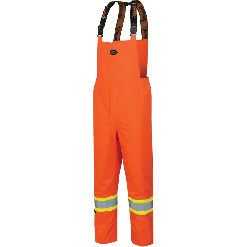 5053 The Rock 300D Insulated Bib Pants, Polyester, X-Large, High Visibility Orange 1