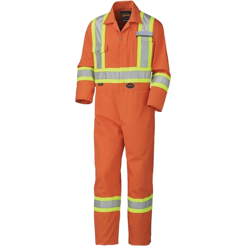 5513T Industrial Wash Coveralls, 46 (Tall), High Visibility Orange 1