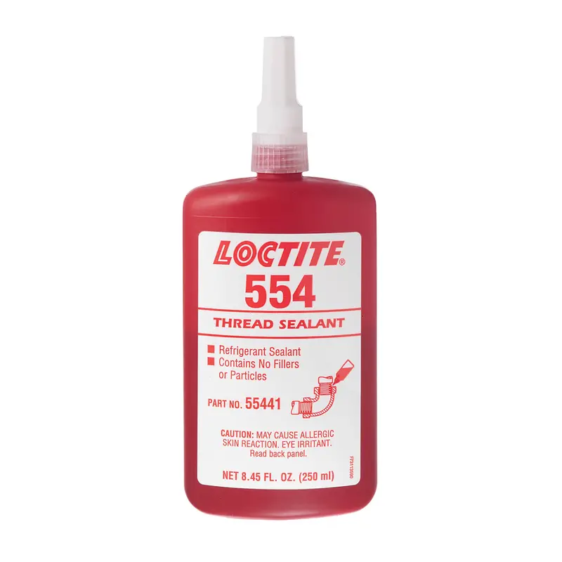 554™ Thread Sealant, Bottle, 10 Ml, -53.89° C - 148.89° C/-65°F - 300°F 1