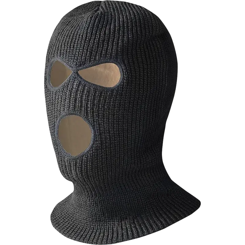 5560A Lined 3-Hole Balaclava, Black 1