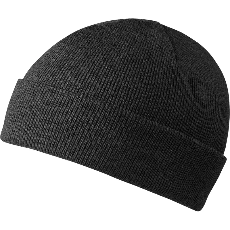 5563A Lined Toque, Acrylic Lining, One Size, Black 1