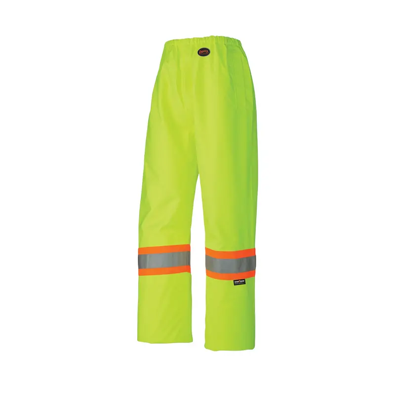5586 450D Safety Pant, Polyester, Large, High Visibility Lime-Yellow 1