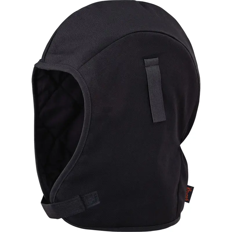 564A Flame Resistant Quilted Hardhat Liner, Black, Cotton 1