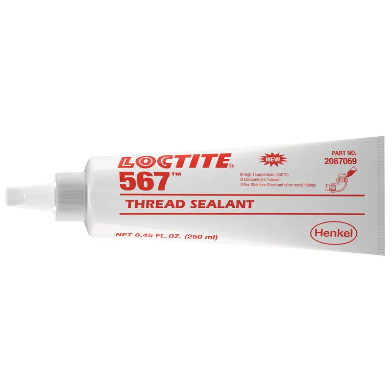 567 High Temperature Thread Sealant, Tube, 250 Ml, -53.88° C - 204° C/-65° F - 400° F 1