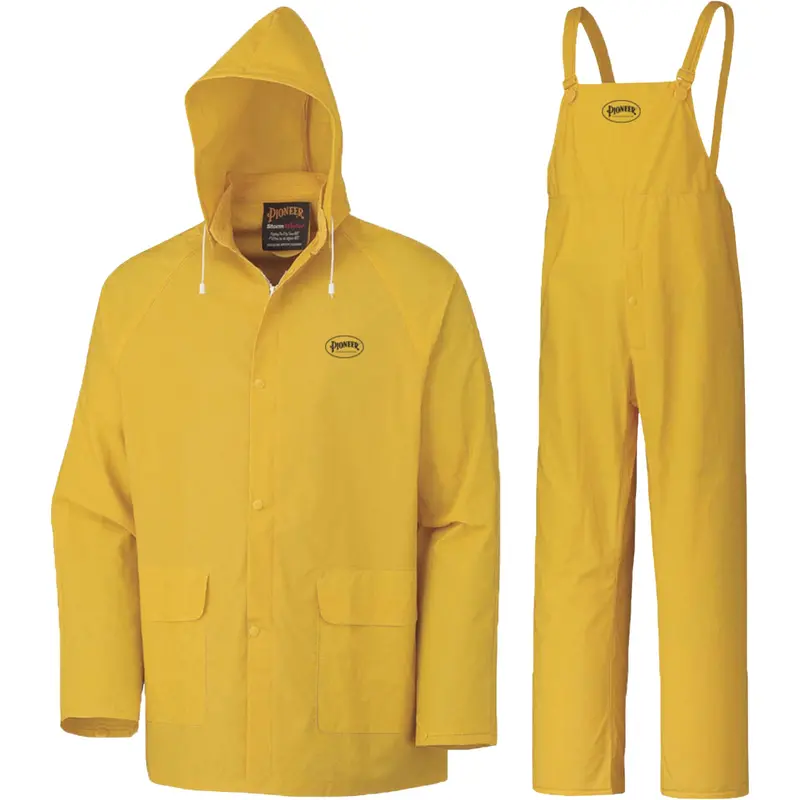 577 3-Piece Rain Suit, Polyester/Pvc, X-Large, Yellow 1