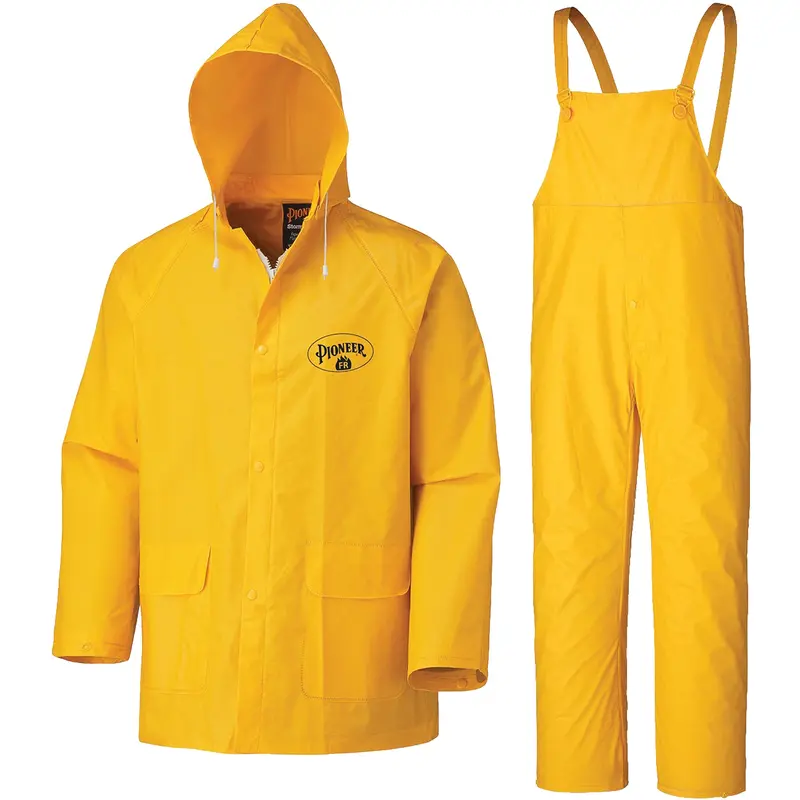 578 Flame Retardant Rainsuit, Medium, Yellow 1