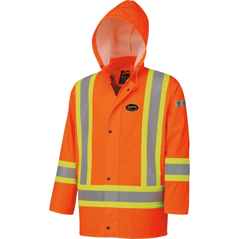 5892 High Visibility Flame Resistant Waterproof Jacket, 3X-Large, High Visibility Orange 1