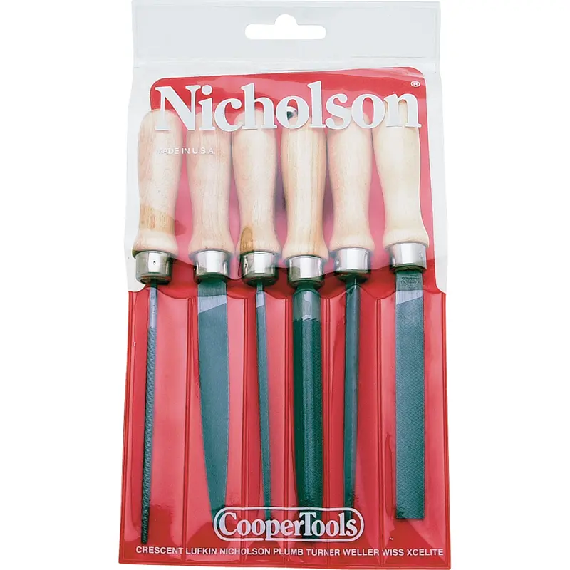 6-Piece American Pattern File Set, 6 Pcs 1