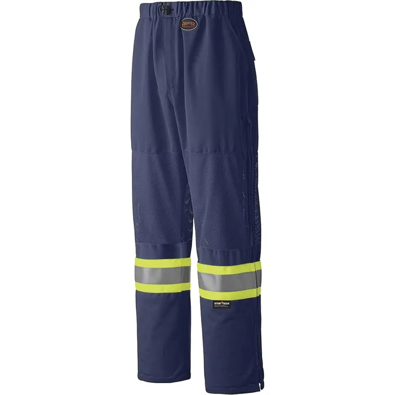 6003P Traffic Safety Pants, Polyester, Medium, Navy Blue 1