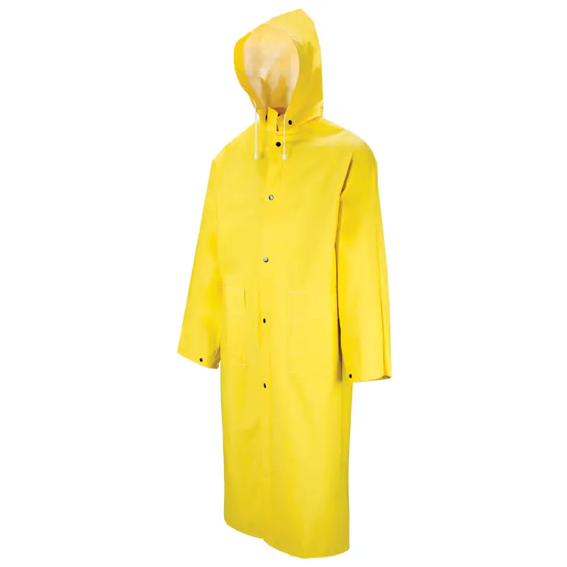 601 Tornado Long Rain Coat, Polyester/Pvc, 2X-Large, Yellow 1
