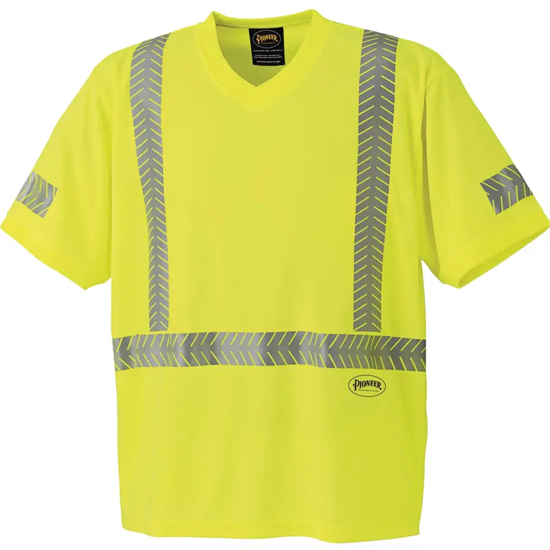 6901 Ultra-Cool Ultra-Breathable Safety T-Shirt, Large, High Visibility Lime-Yellow 1