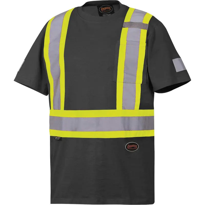 6976 Safety T-Shirt, Cotton, 2X-Large, Black 1