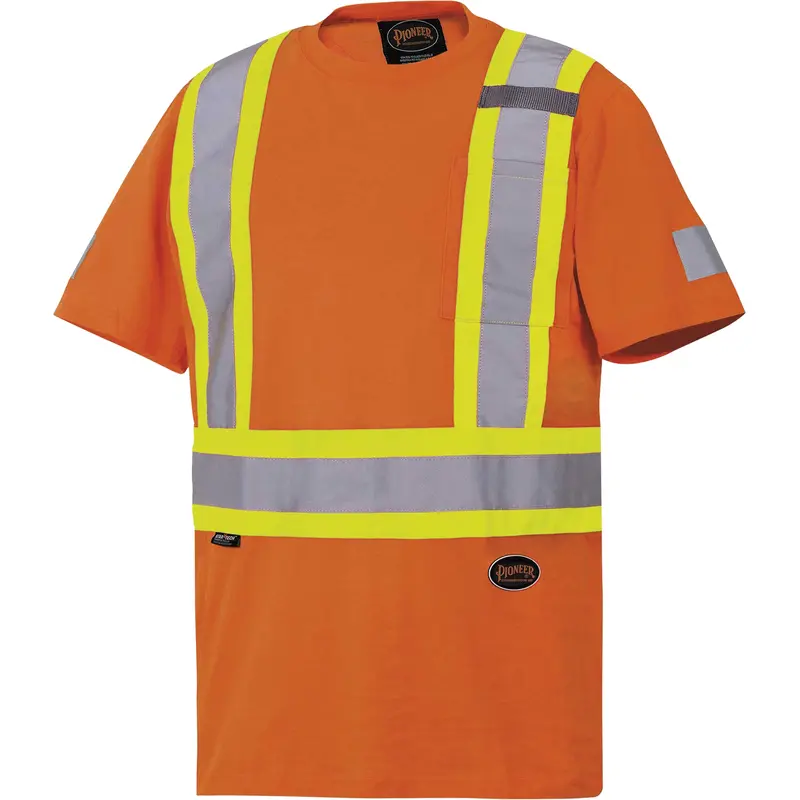 6978 Safety T-Shirt, Cotton, 3X-Large, Orange 1